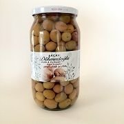 Yeşil Çizik Zeytin 1Lt Cam Kavanoz